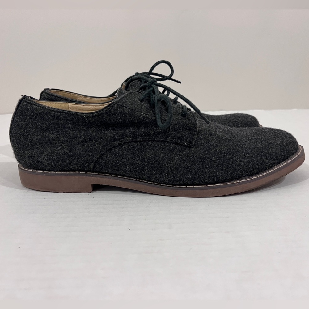 Old Navy Mens Grey Faux Suede Lace Up Oxford Shoes